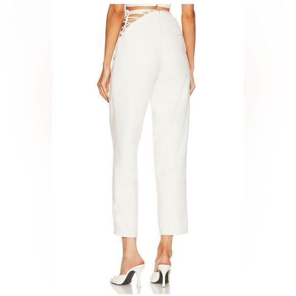 Camila Coelho White Cropped Jumpsuit - Picture 4 of 11